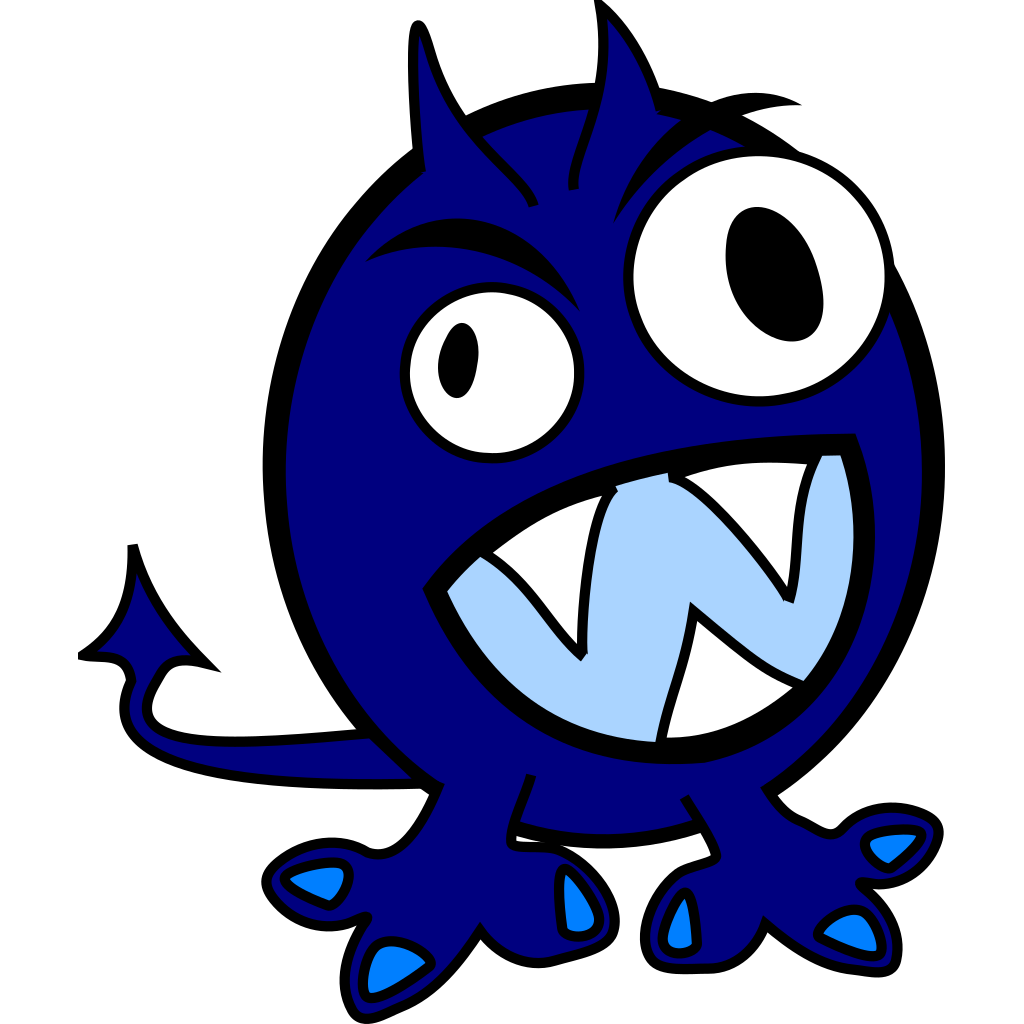 Download Blue Monster PNG, SVG Clip art for Web - Download Clip Art, PNG Icon Arts