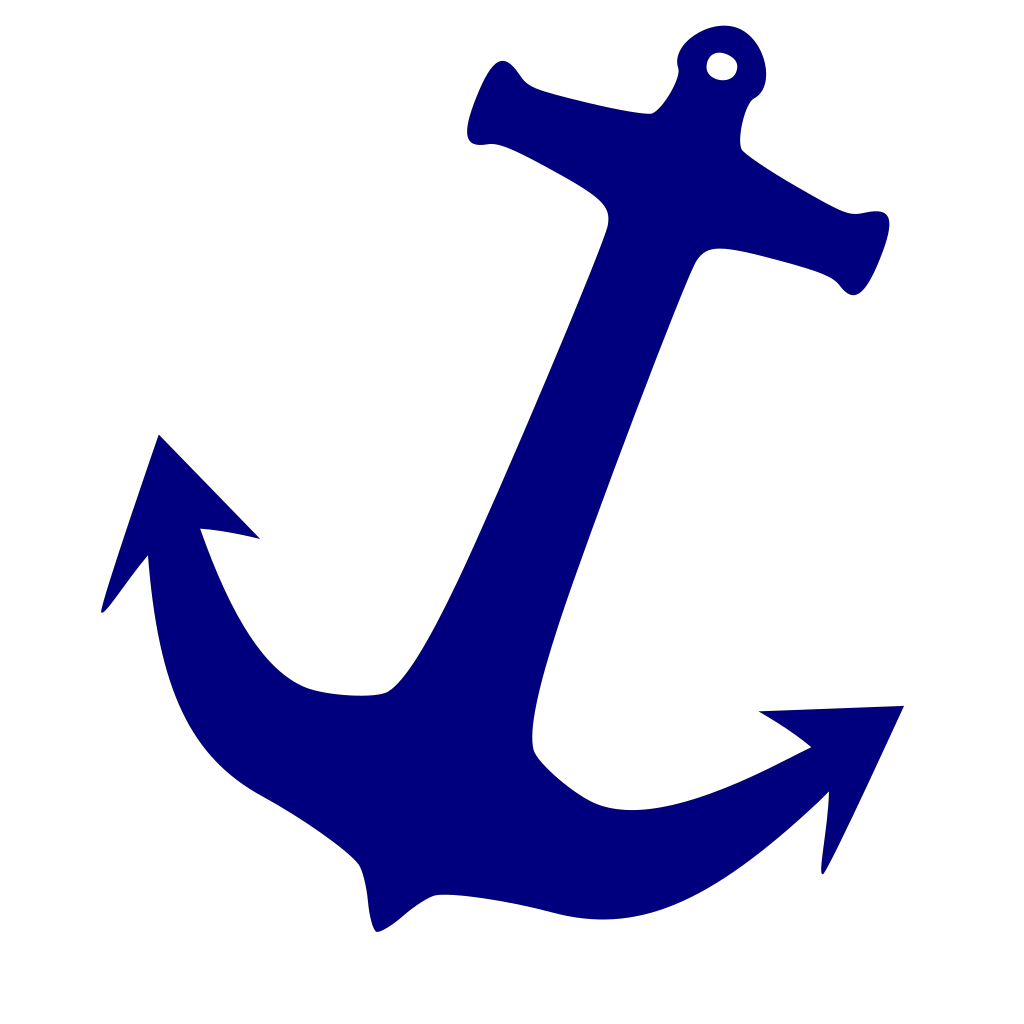 Girly Anchor SVG