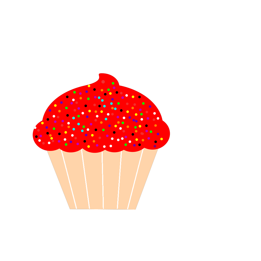Cupcake SVG Clip arts