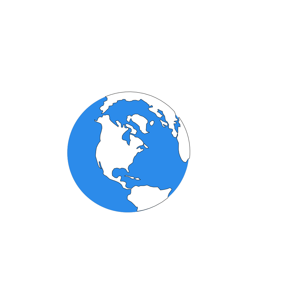 Blue Earth Icon 2 PNG, SVG Clip art for  Download Clip Art, PNG