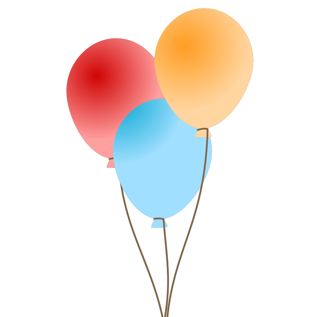 Three Balloons PNG, SVG Clip art for Web - Download Clip Art, PNG Icon Arts