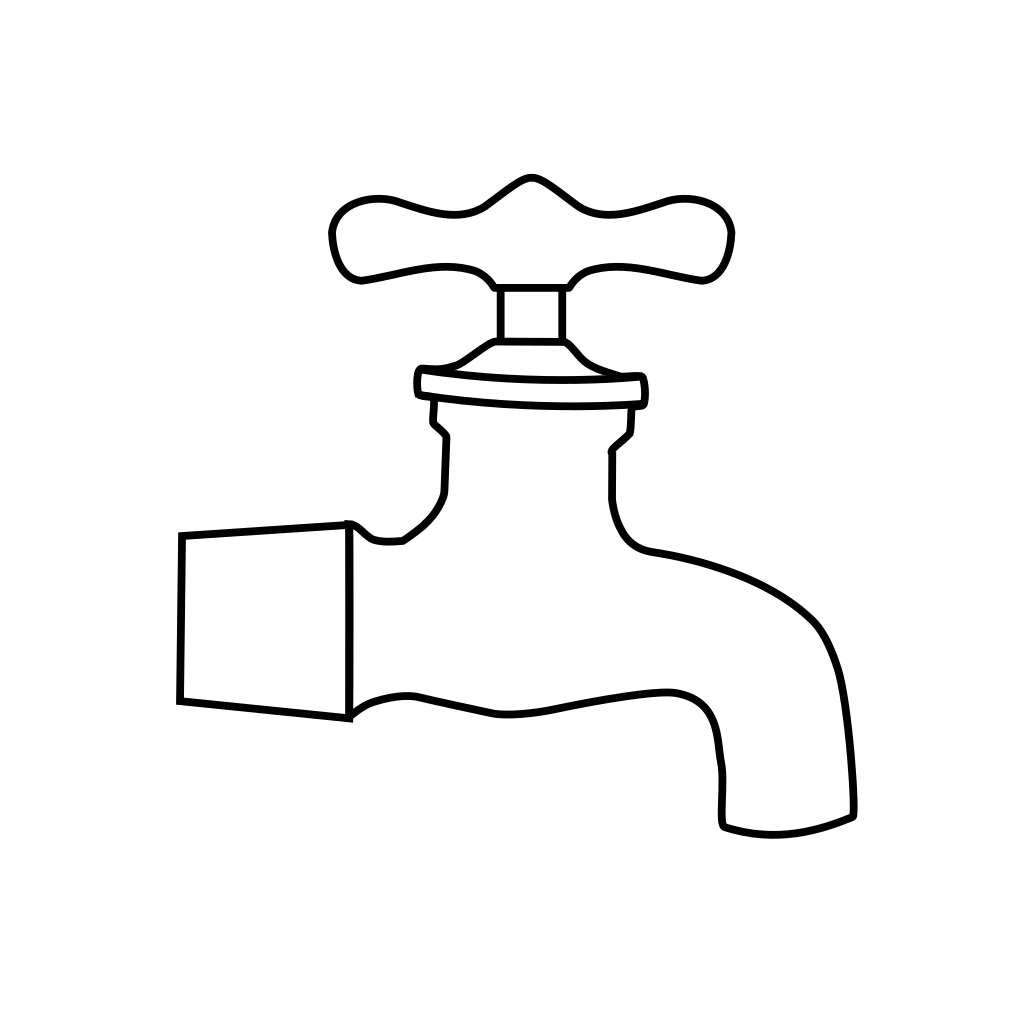 Кран с водой картинка для детей на прозрачном фоне