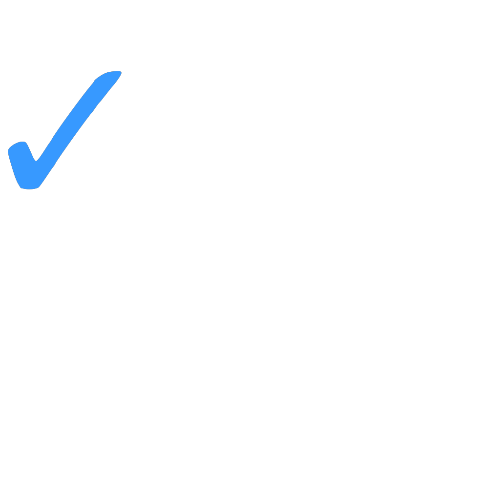Blue Check Mark Clip Art