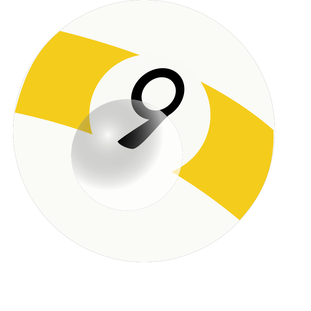 Blue Stripe Billiard Ball PNG, SVG Clip art for  Download Clip Art