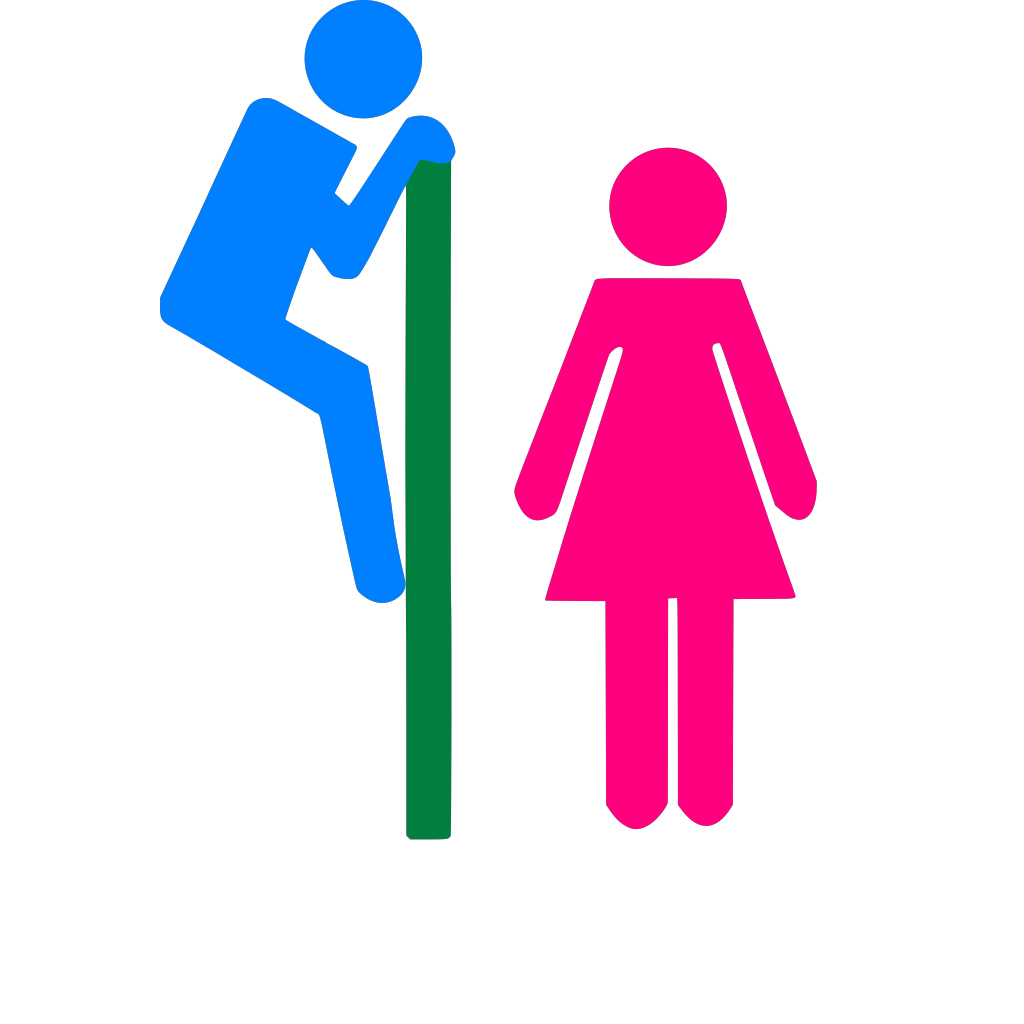 Restroom Signs SVG vector. 