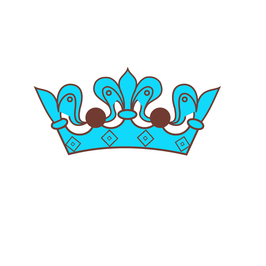 Brown Blue Crown PNG, SVG Clip art for Web - Download Clip Art, PNG
