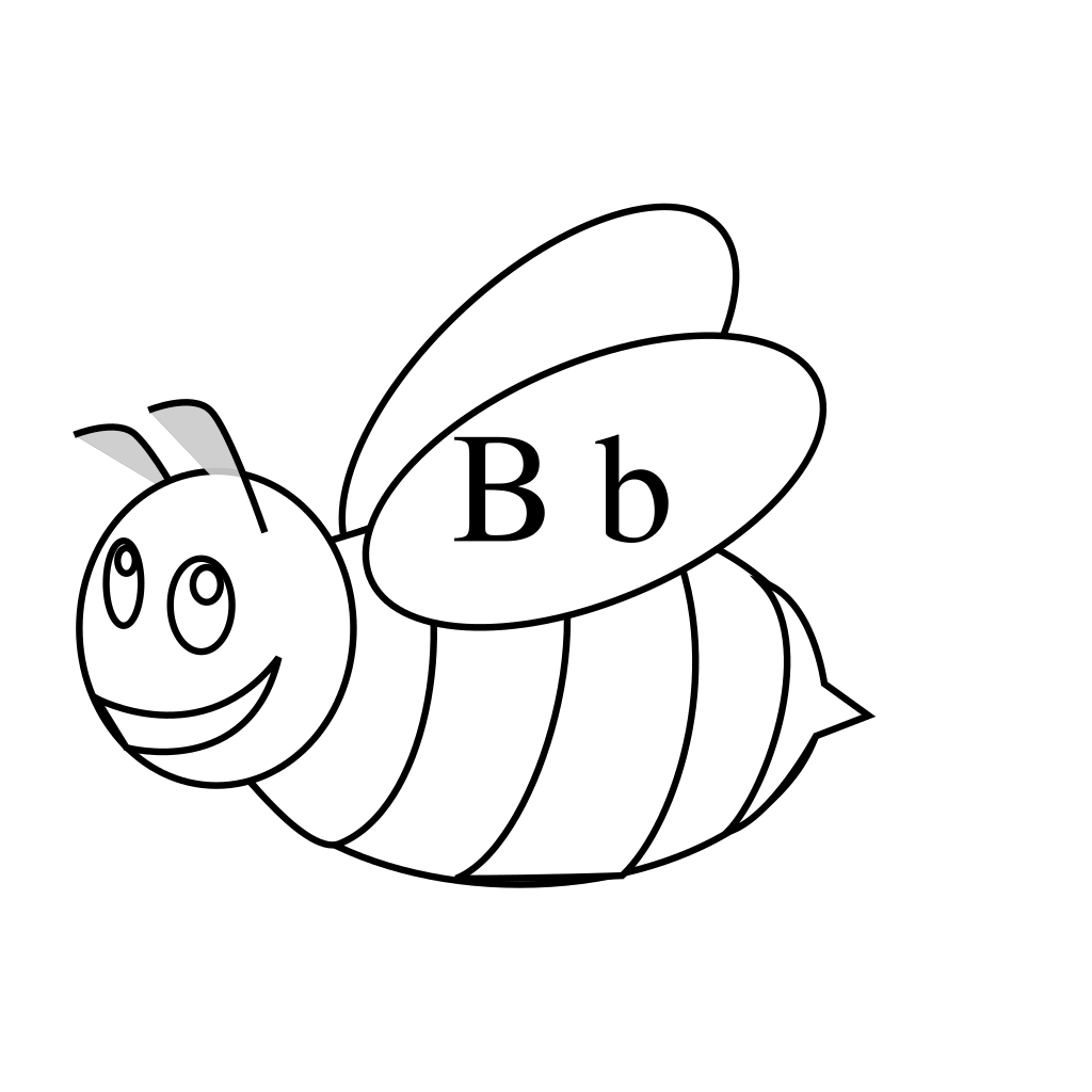 Bumble Bee Outline PNG, SVG Clip art for Web Download