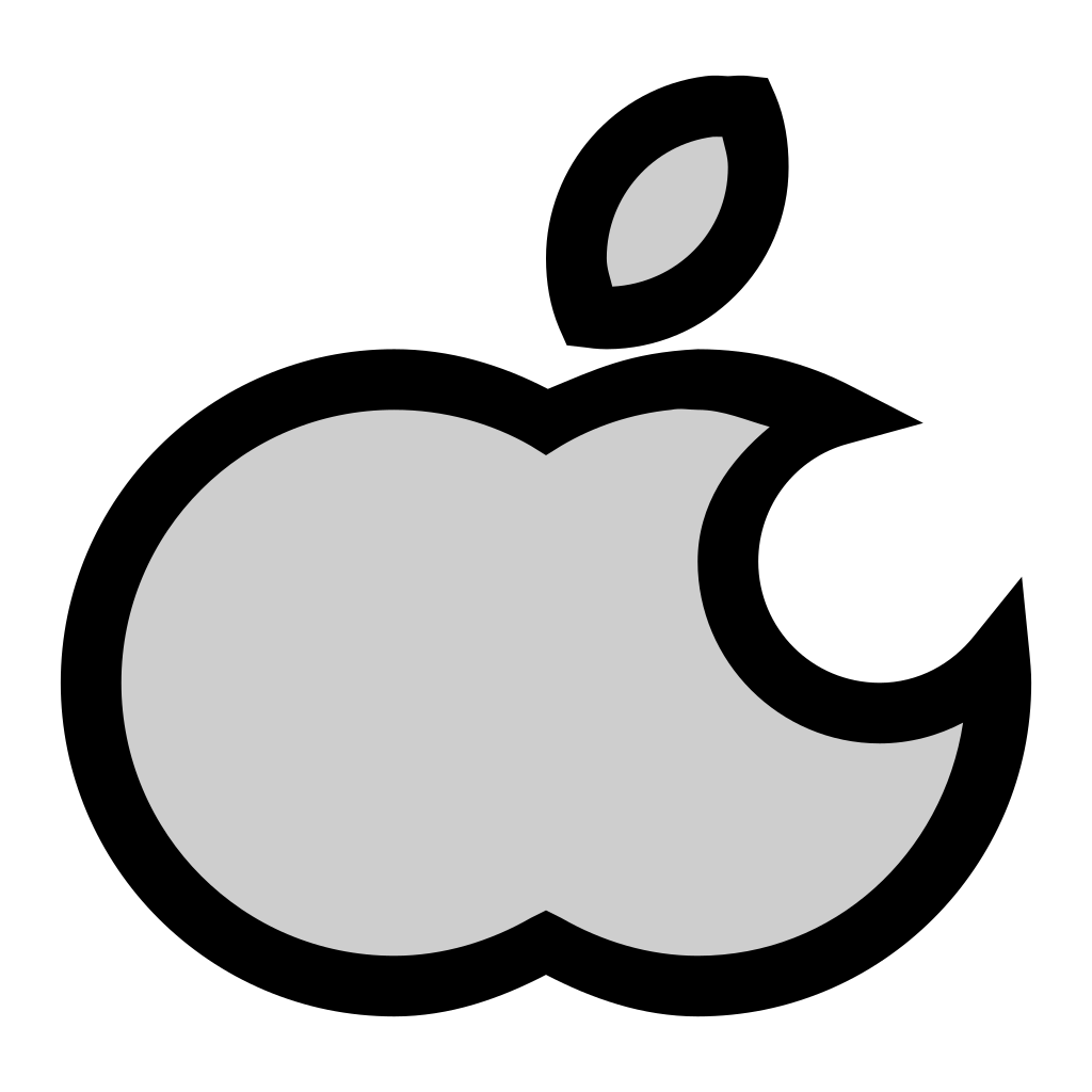 Как нарисовать значок apple