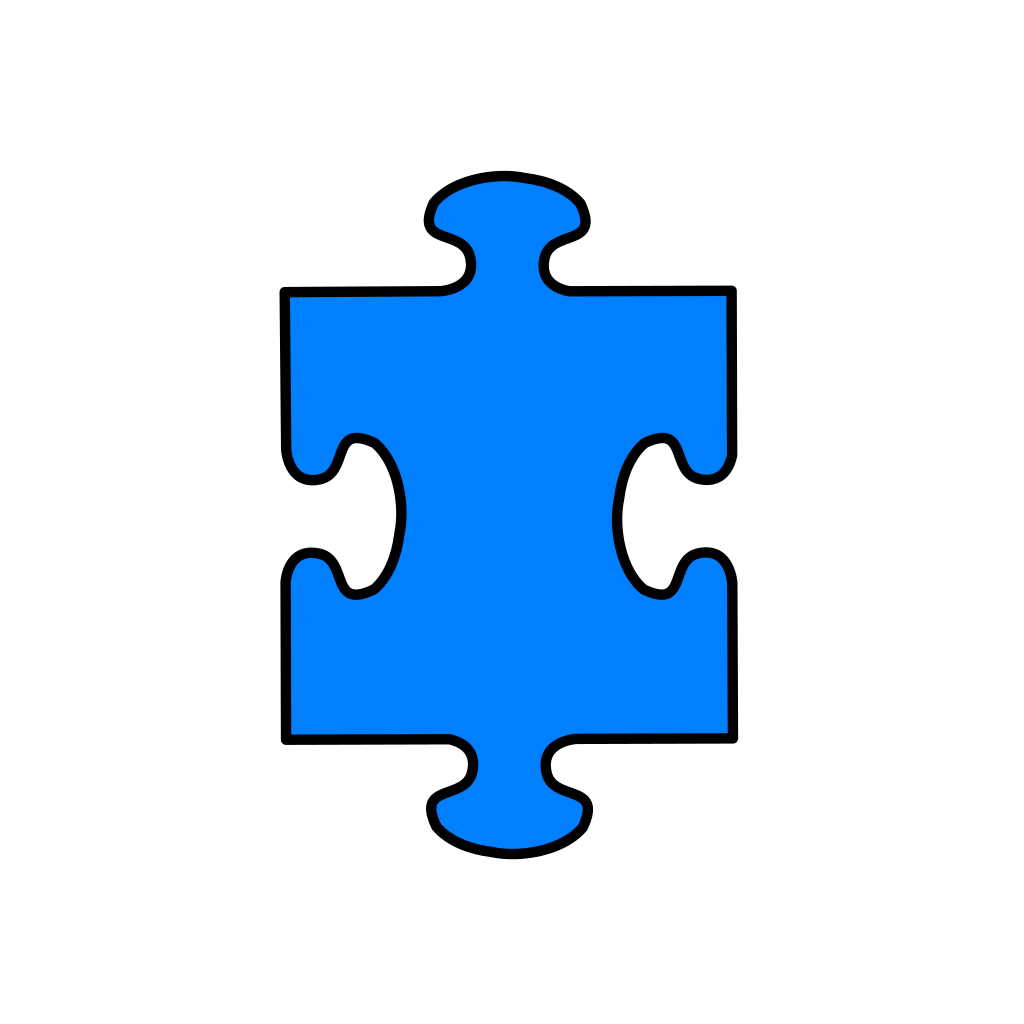 Puzzle Piece Blue PNG, SVG Clip art for Web - Download Clip Art, PNG