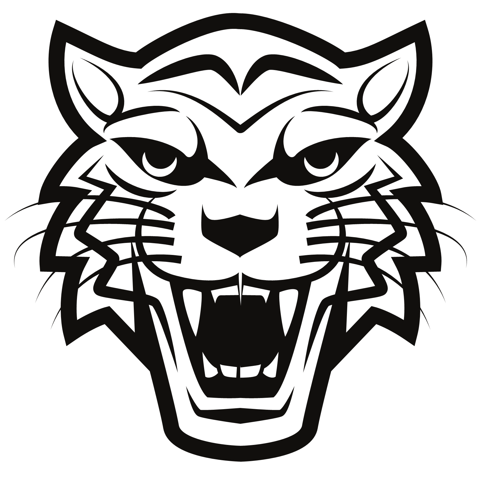 Tiger Face Outline Png Svg Clip Art For Web Download Clip Art Png