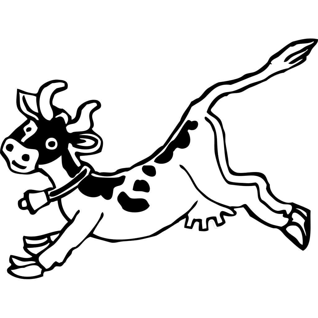 Download Jumping Cow PNG, SVG Clip art for Web - Download Clip Art ...