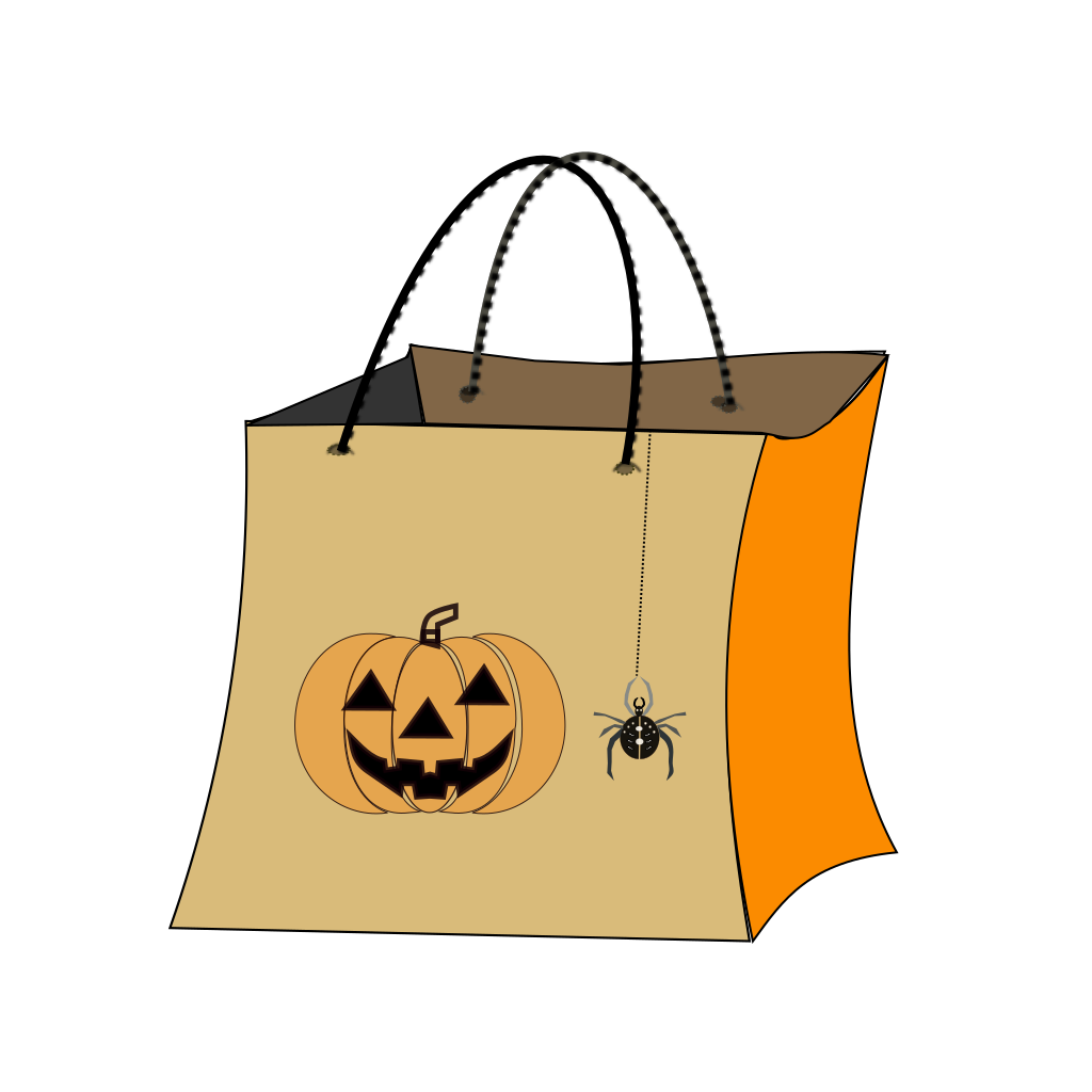 Free SVG Halloween Treat Bag Svg 12619+ File for Cricut