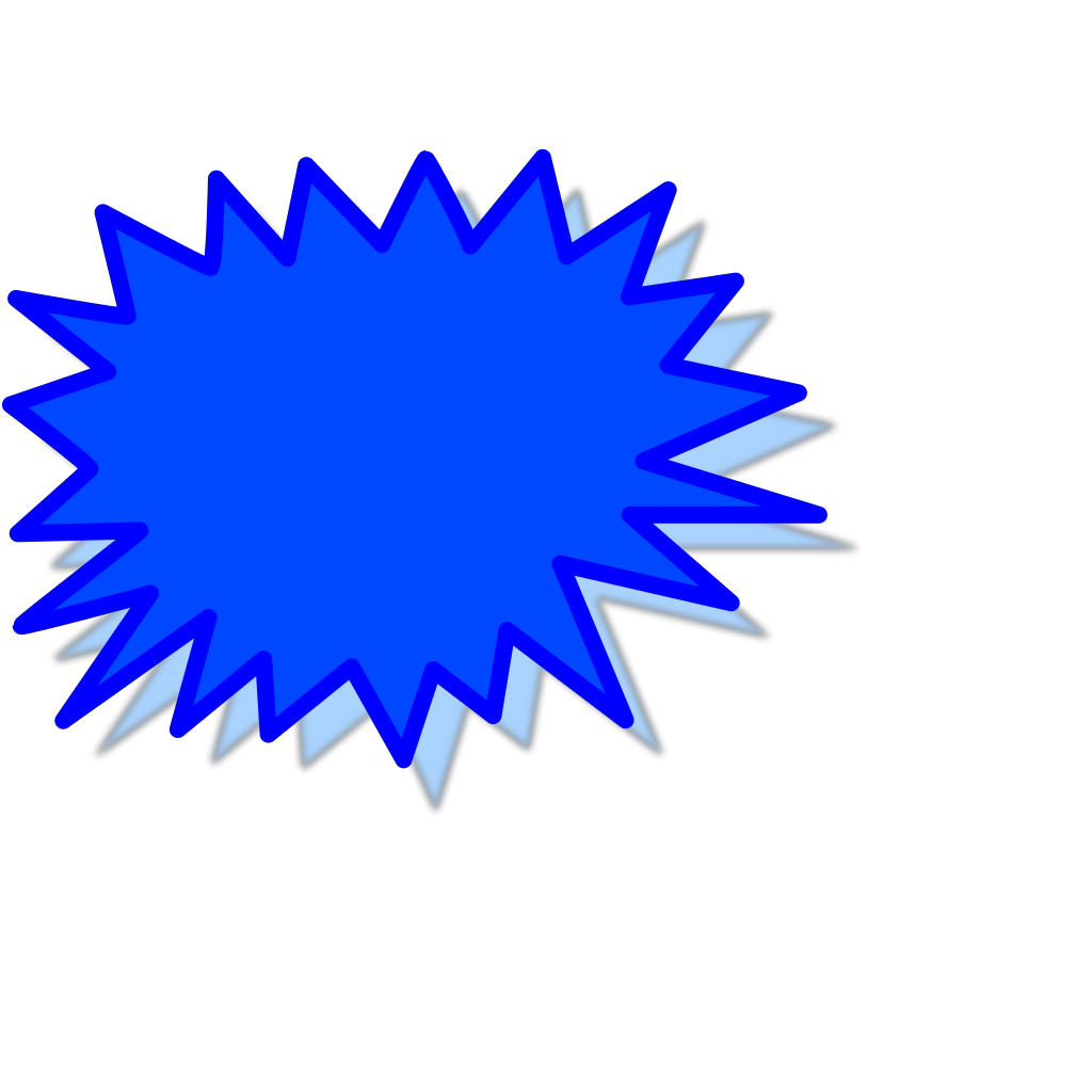 Blue Starburst PNG, SVG Clip art for Web Download Clip Art, PNG Icon Arts