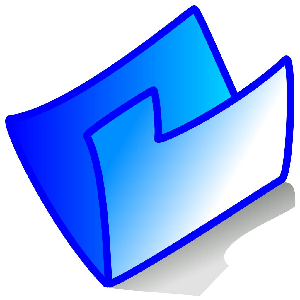 Blue Folder Icon Png