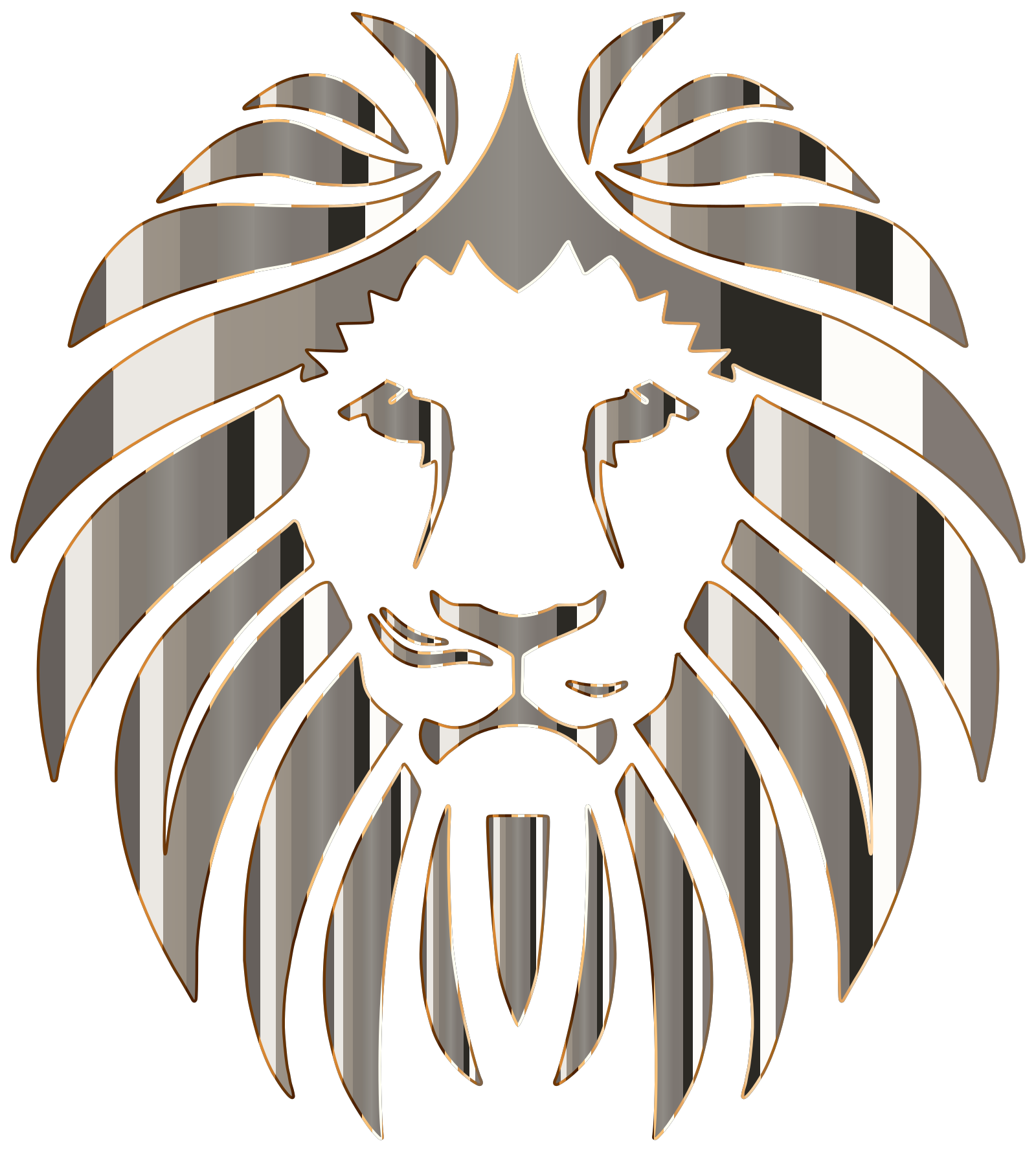 Lion Black White PNG, SVG Clip art for Web - Download Clip Art, PNG