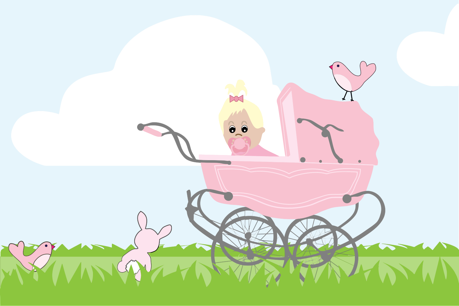 Download Baby Carriage Stroller PNG, SVG Clip art for Web ...