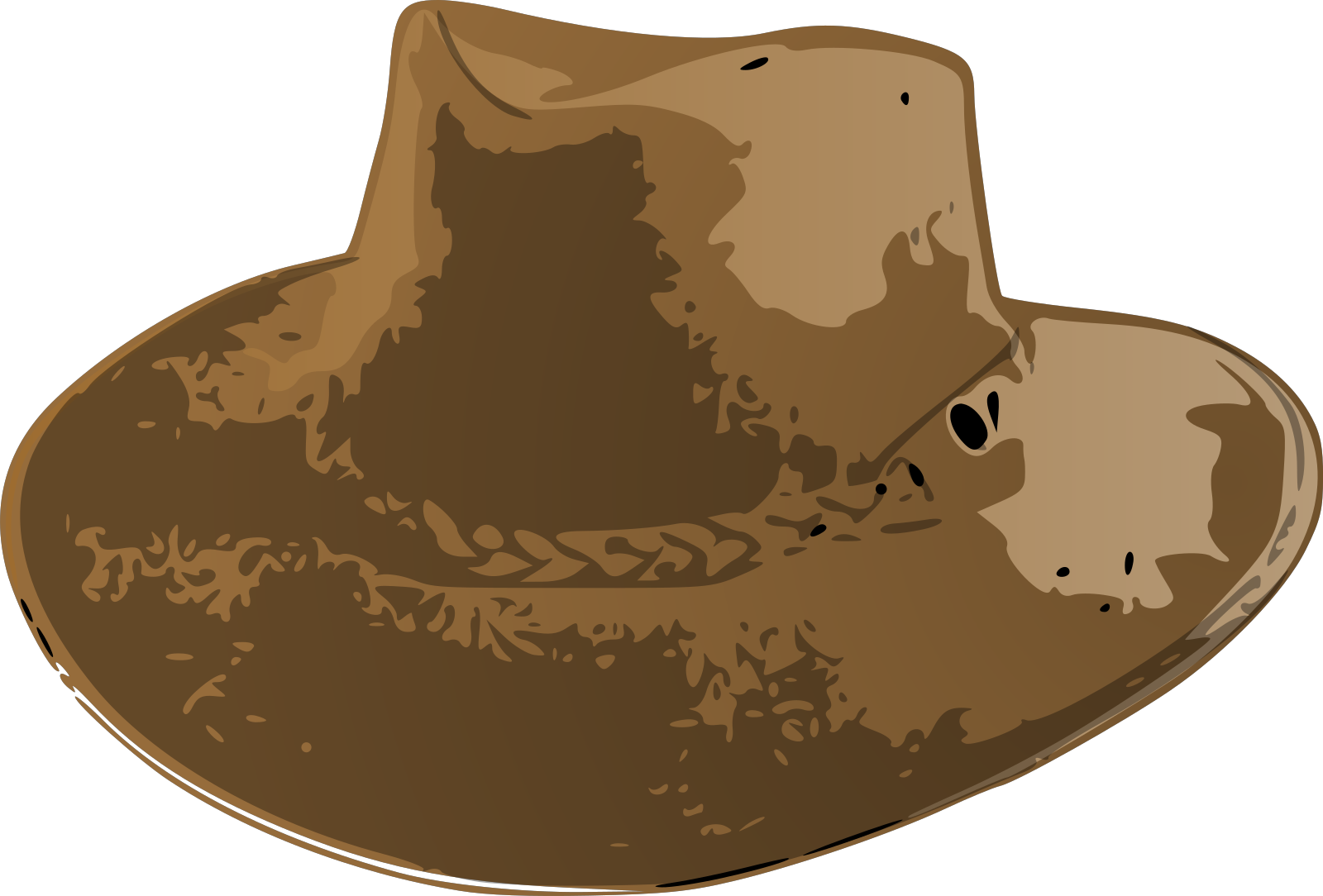 Brown Hat SVG Clip arts download Download Clip Art, PNG Icon Arts