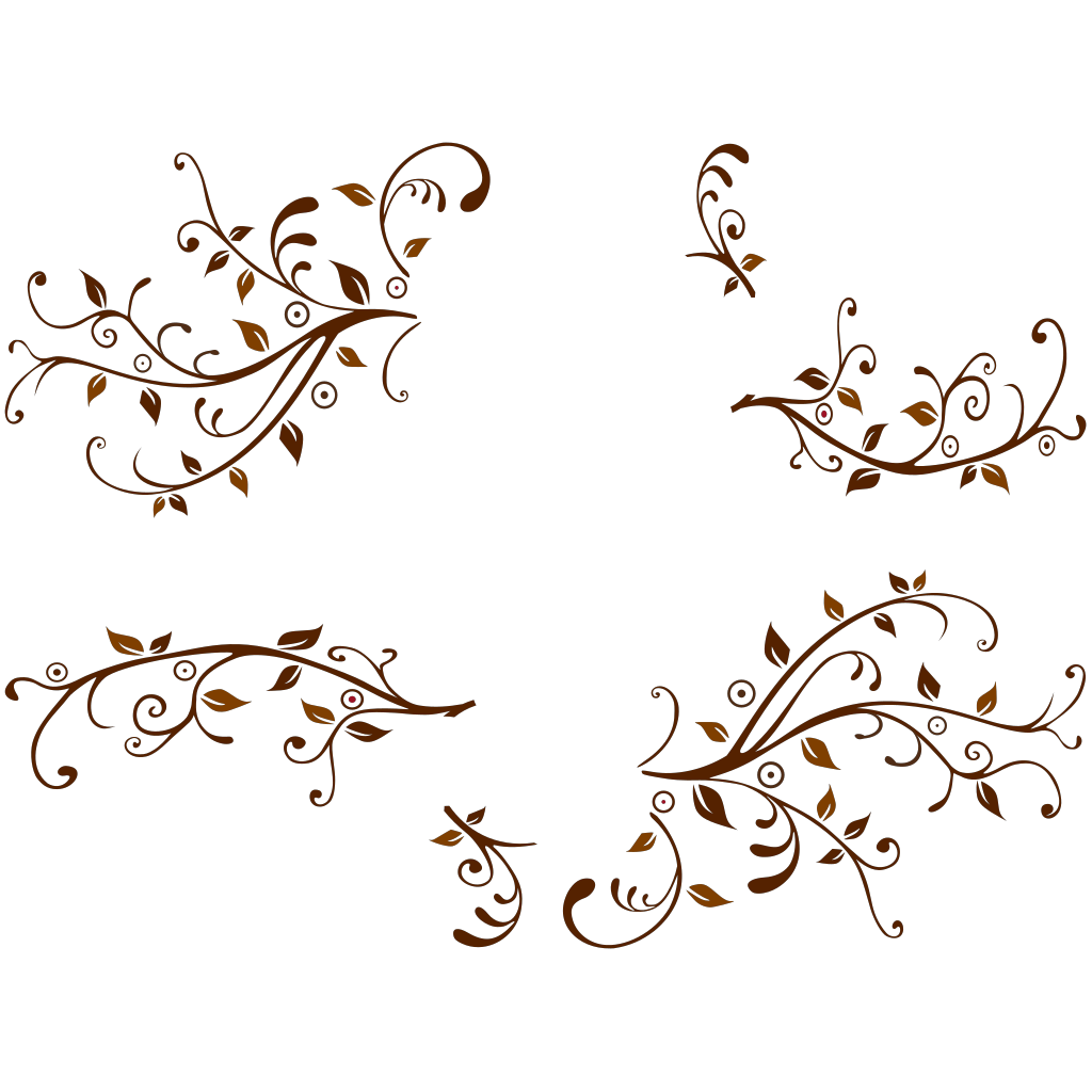 Download Leaf Swirl With Room For Monogram PNG, SVG Clip art for Web - Download Clip Art, PNG Icon Arts