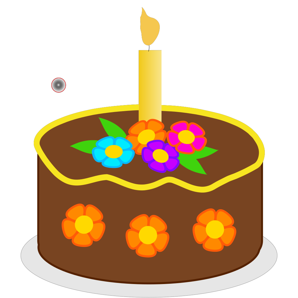 Download Chocolate Birthday Cake PNG, SVG Clip art for Web ...
