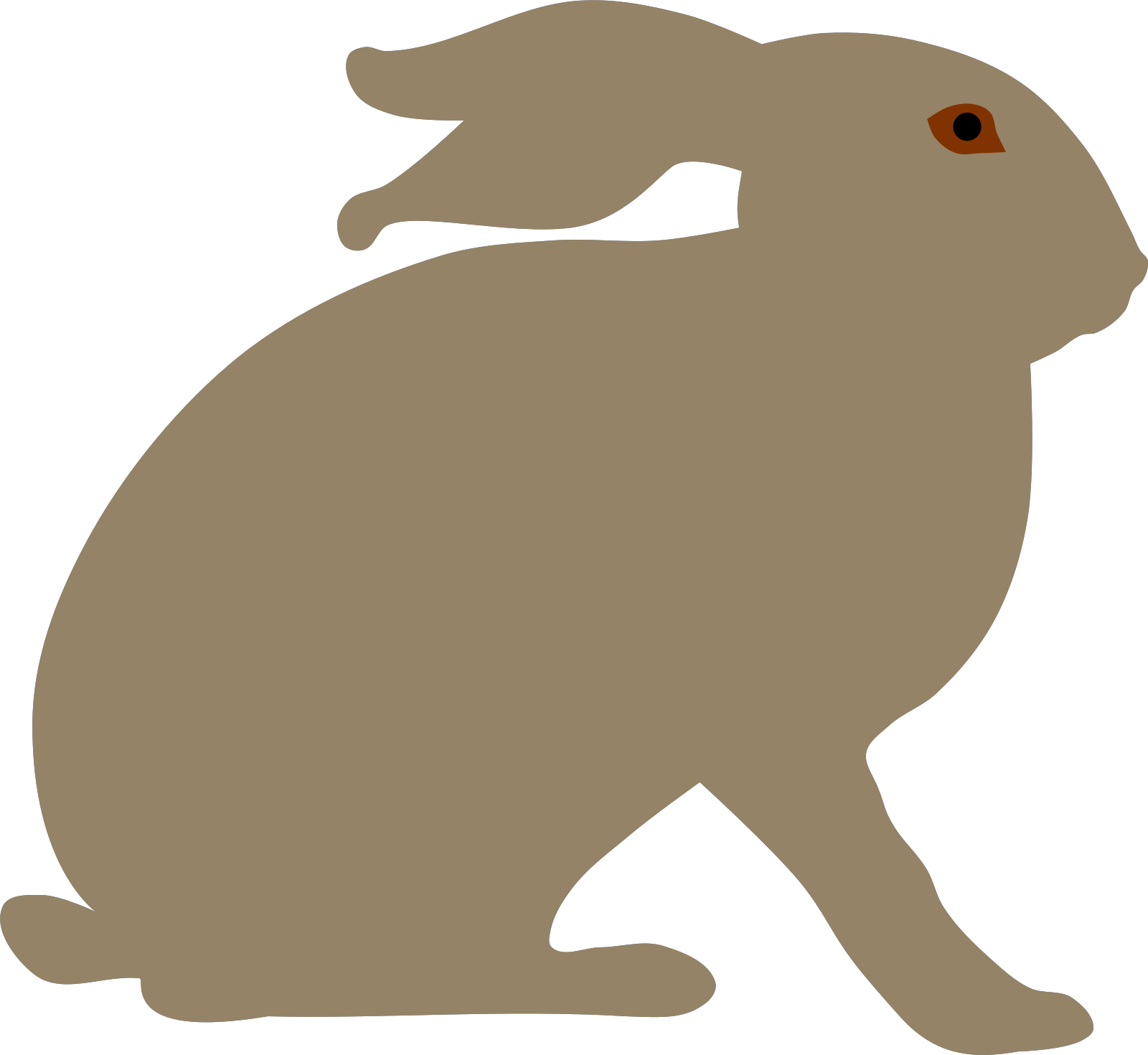 Download Rabbit No Smile 2 PNG, SVG Clip art for Web - Download ...