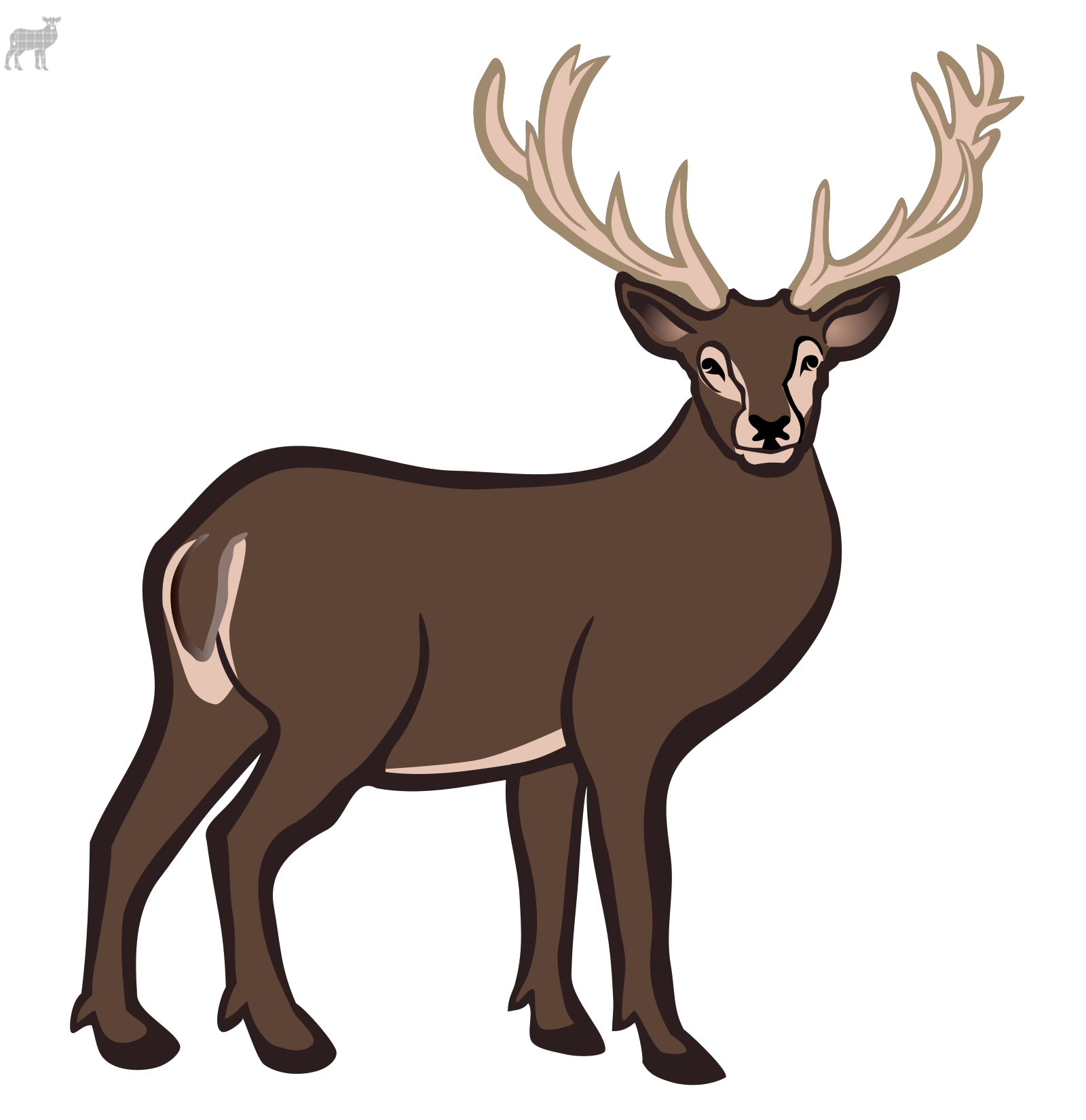 Download Deer PNG, SVG Clip art for Web - Download Clip Art, PNG ...