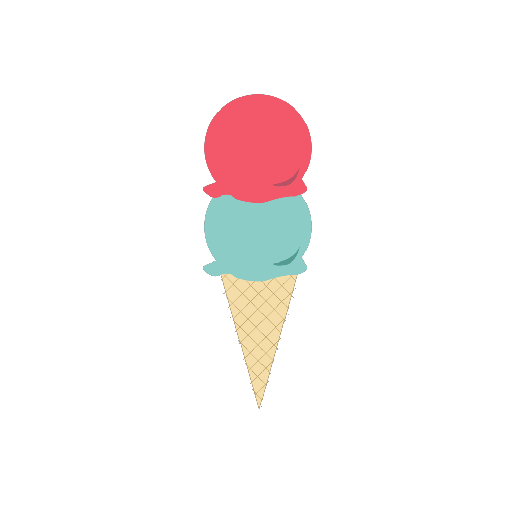 Soft Ice Cream Cones Ff Menu 2 SVG Clip Arts. 