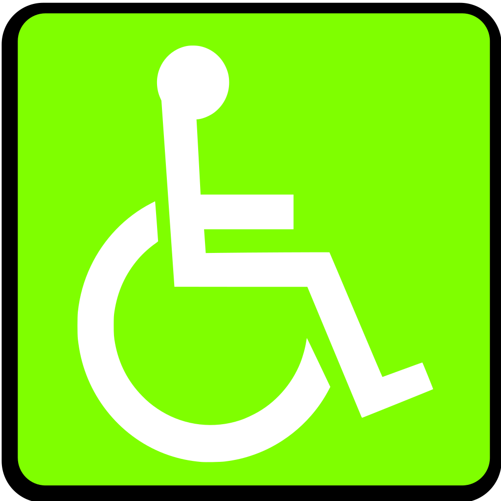 Handicapped Accessible Sign PNG, SVG Clip art for Web - Download Clip