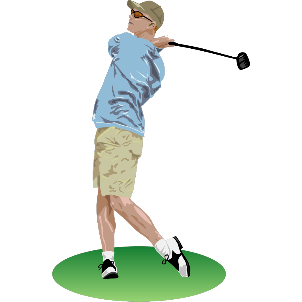 Golf Driver Swing PNG, SVG Clip art for Web Download