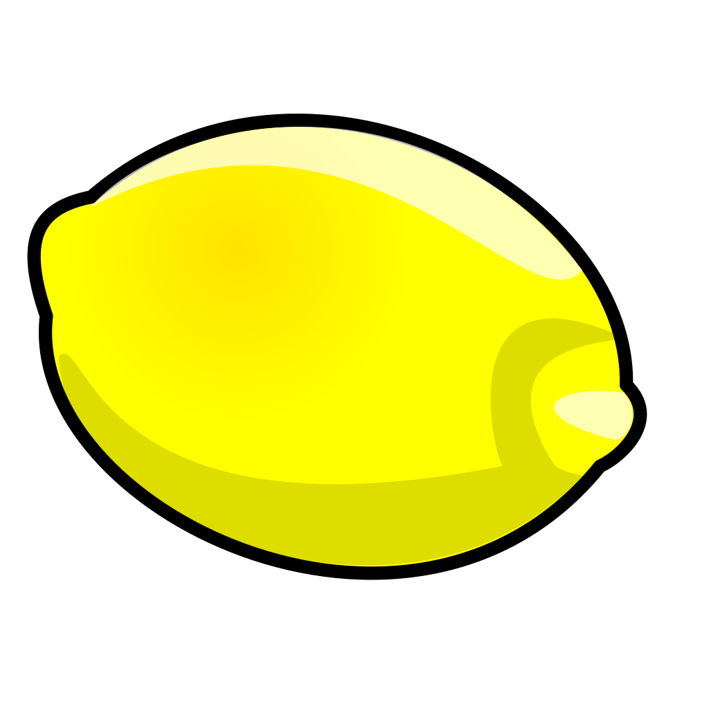 Lemon SVG vector. 