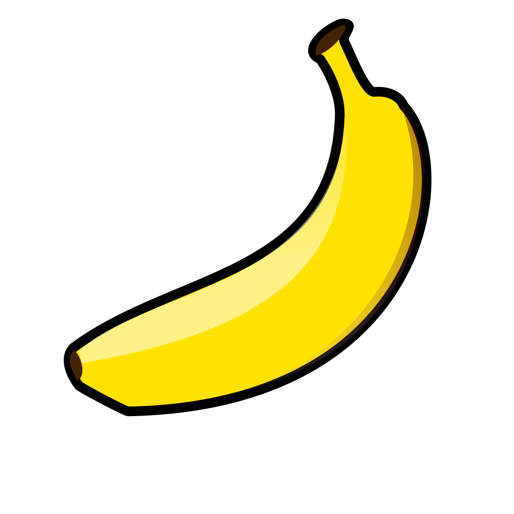 Banana PNG Clip arts.