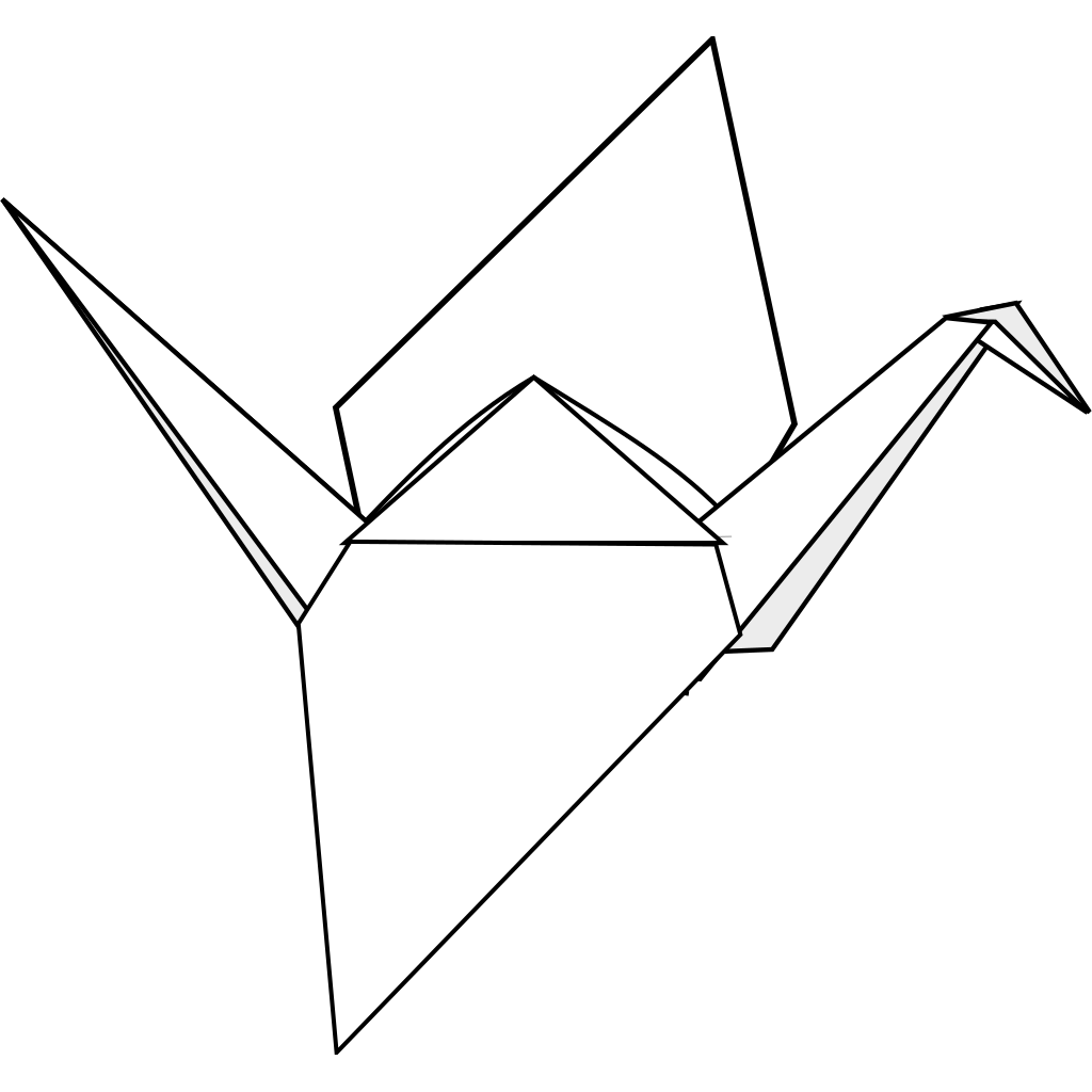 Origami Crane PNG, SVG Clip art for Web - Download Clip Art, PNG Icon Arts
