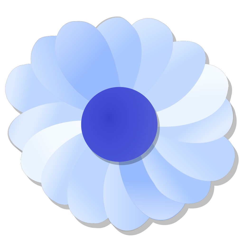 Blue Flower PNG, SVG Clip art for Web - Download Clip Art, PNG Icon Arts