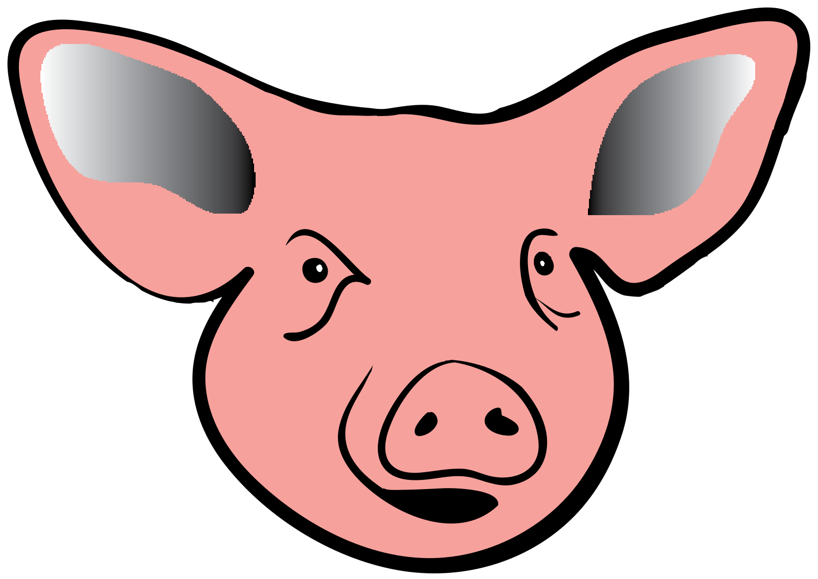 Pig 6 SVG Clip arts