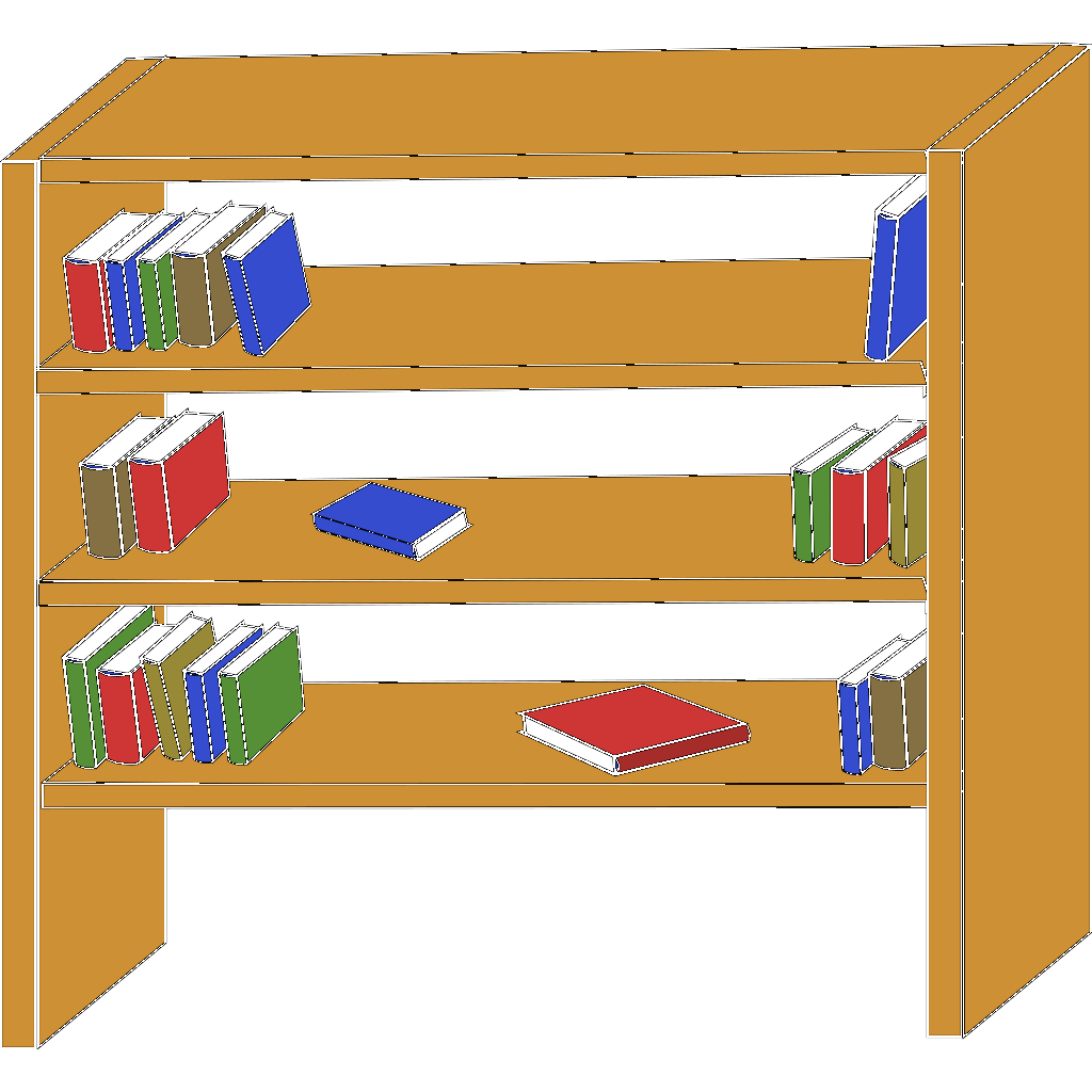 Furniture Library Shelves Books PNG, SVG Clip art for  Download Clip Art, PNG Icon Arts