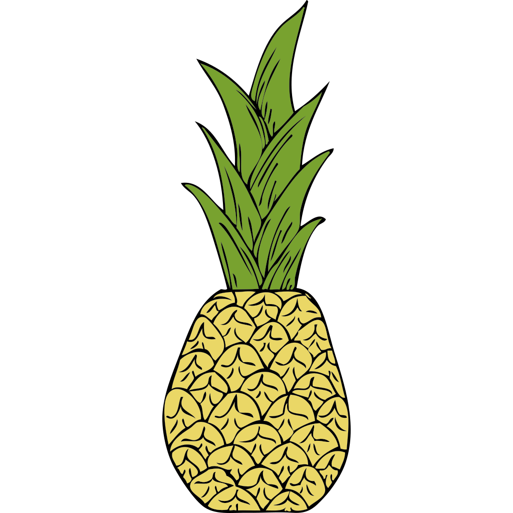 Download Pineapple Head PNG, SVG Clip art for Web - Download Clip Art, PNG Icon Arts