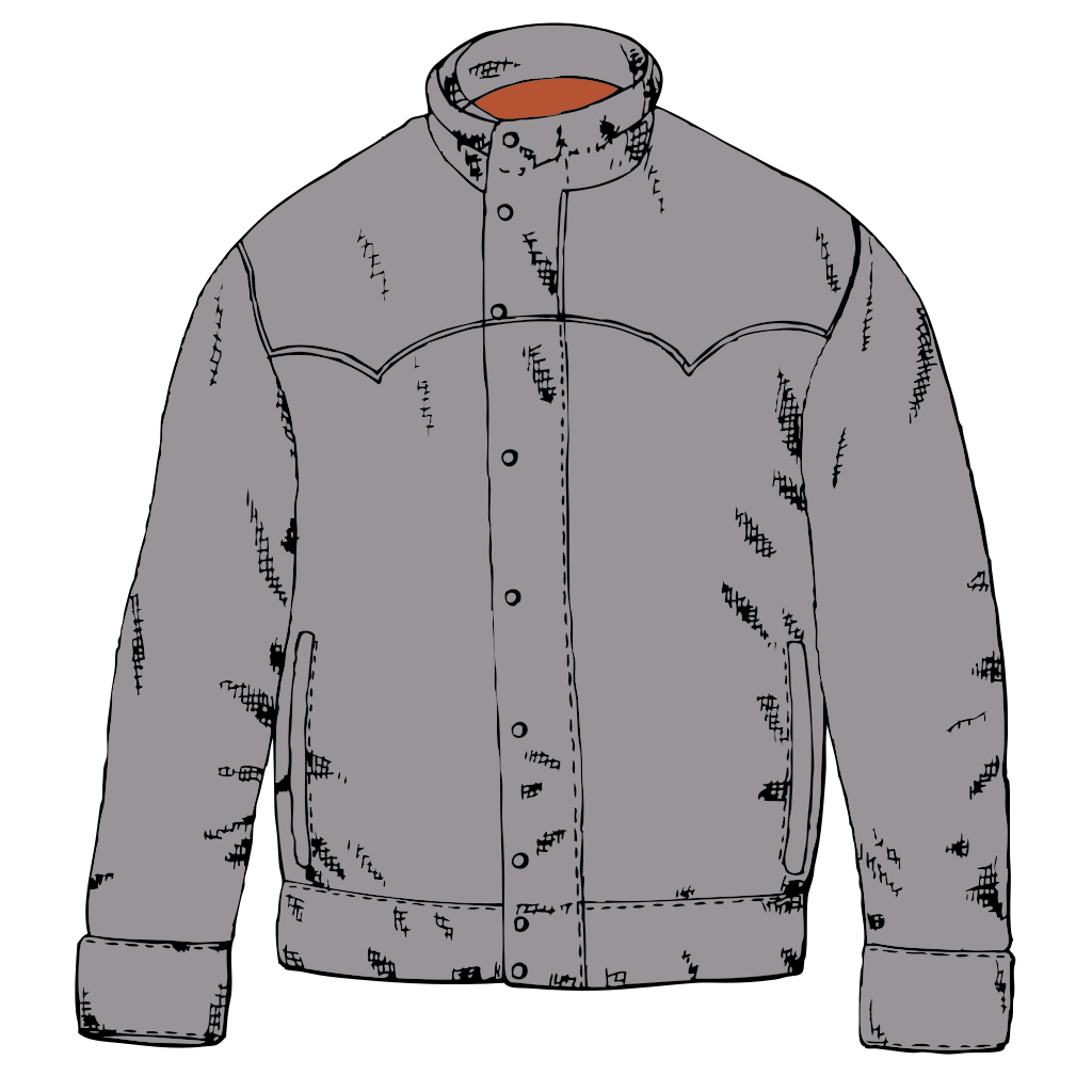 Clothing Jacket SVG Clip arts