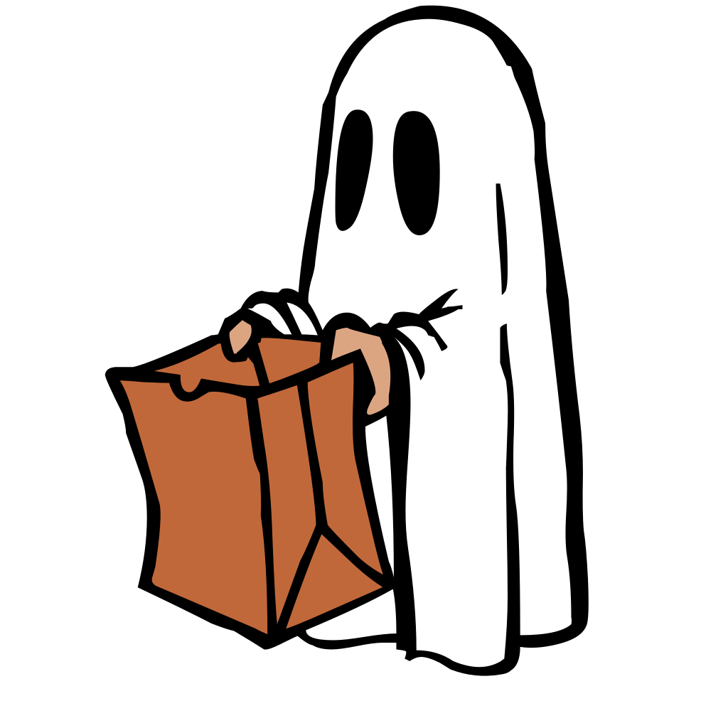 Download Ghost With Bag Colour PNG, SVG Clip art for Web - Download ...
