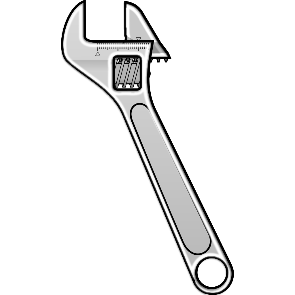Method Adjustable Wrench Icon Style PNG, SVG Clip art for Web