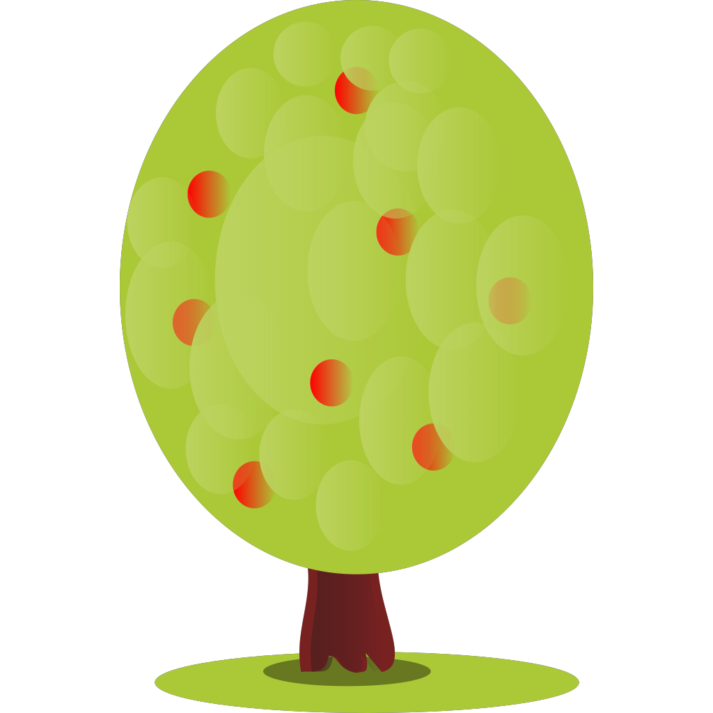 Download Peileppe Red Fruit Tree PNG, SVG Clip art for Web ...