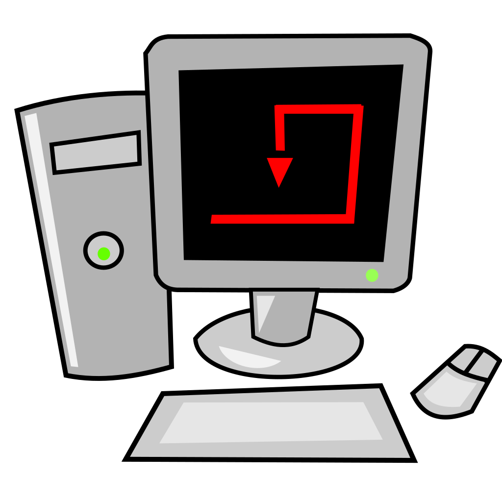 Computer Cartoon Desktop PNG, SVG Clip art for Web