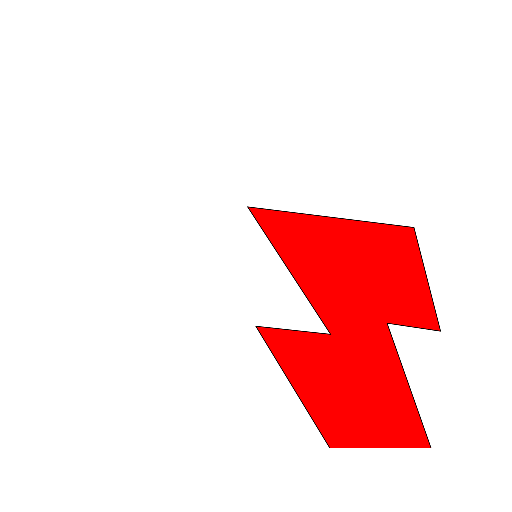 Lightning Icon SVG Clip arts