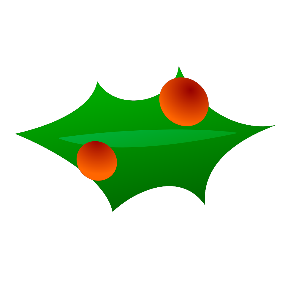 Christmas Leaf Decoration SVG Clip arts download Download Clip Art