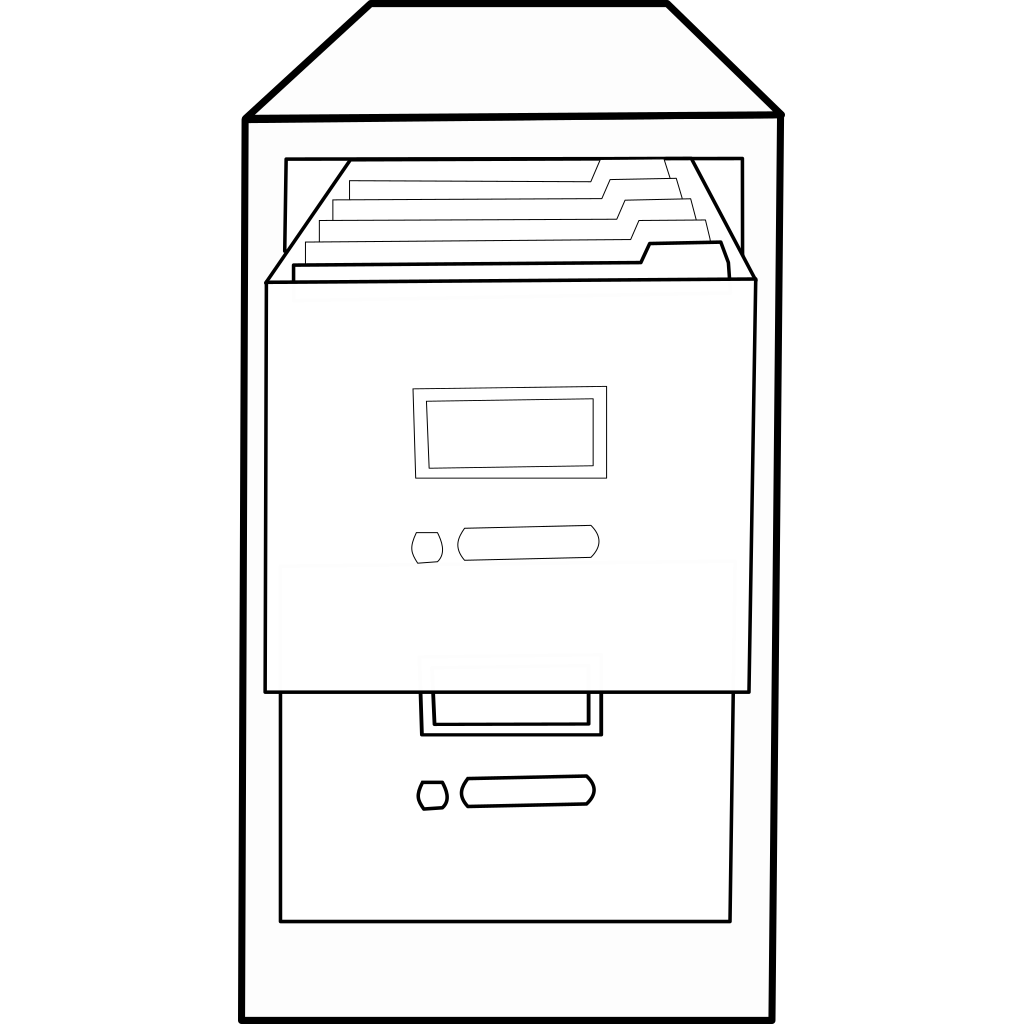 Open File Cabinet 2 PNG, SVG Clip art for Web - Download Clip Art, PNG