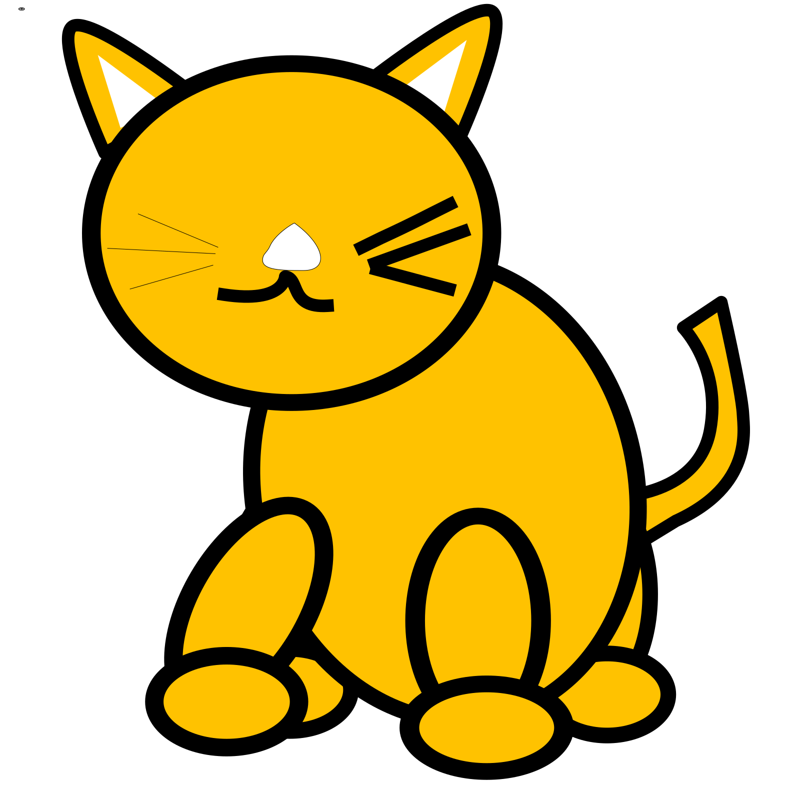 Как нарисовать cartoon cat