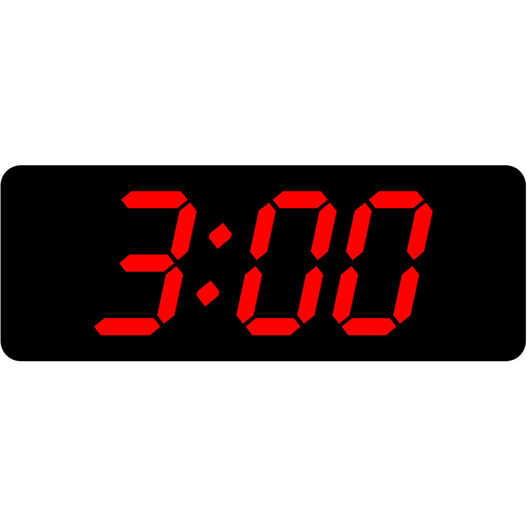 Digital clock png - sekaclip