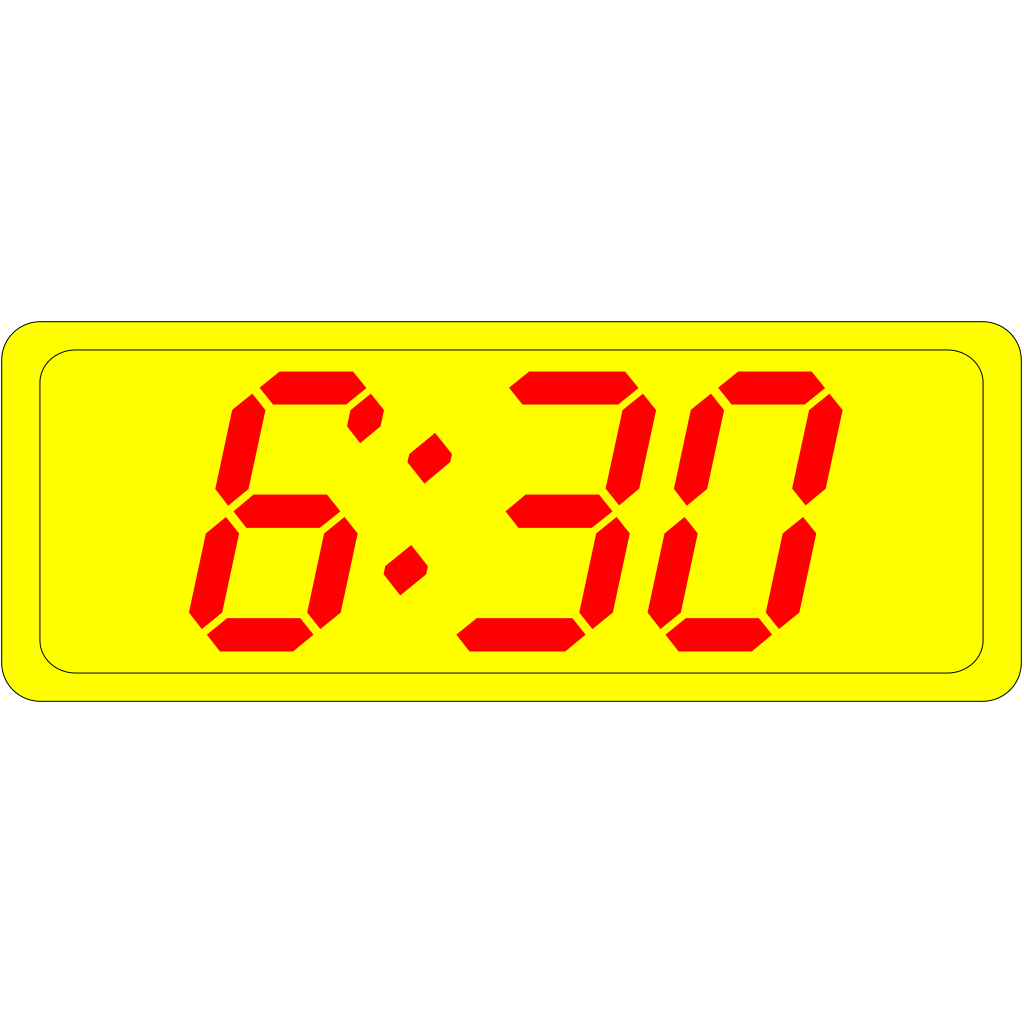 Digital Clock 630 Png Svg Clip Art For Web Download Clip Art Png