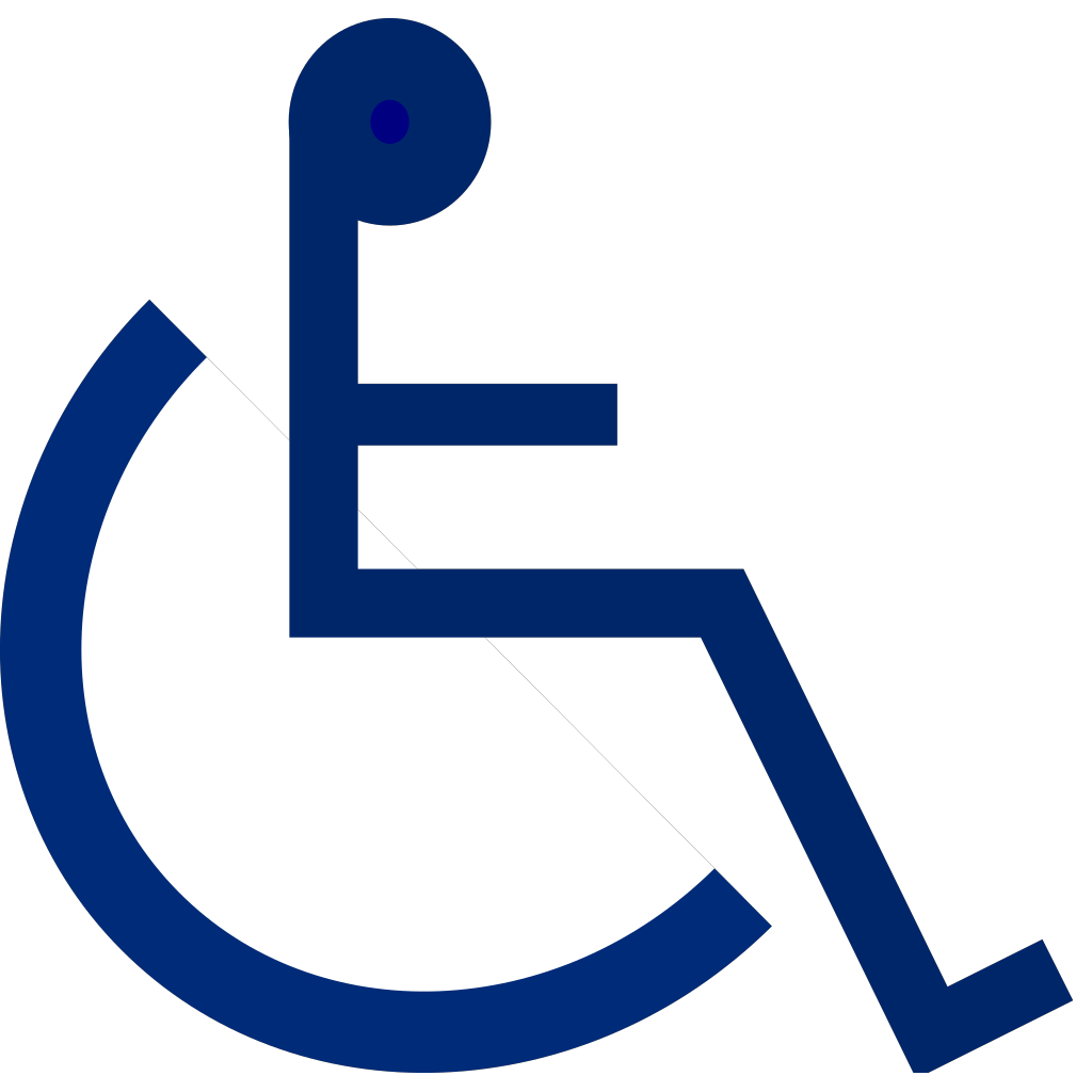 Wheelchair Sign 2 PNG, SVG Clip art for  Download Clip Art, PNG Icon Arts