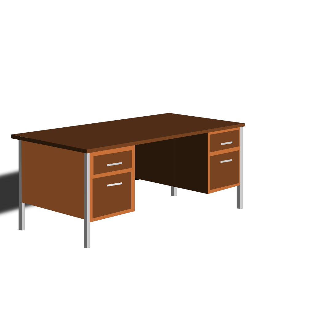 An Office Desk PNG, SVG Clip art for Web - Download Clip Art, PNG Icon Arts
