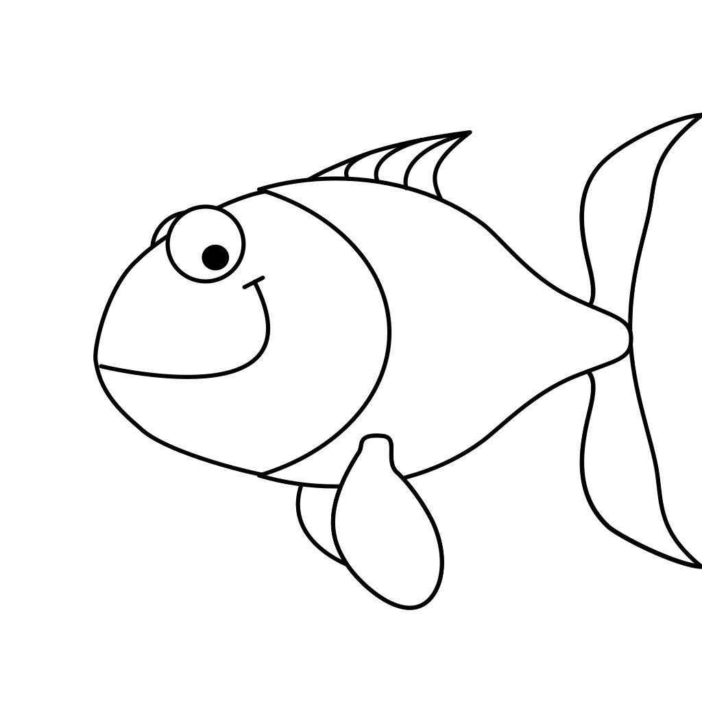 Cartoon Fish SVG Clip arts