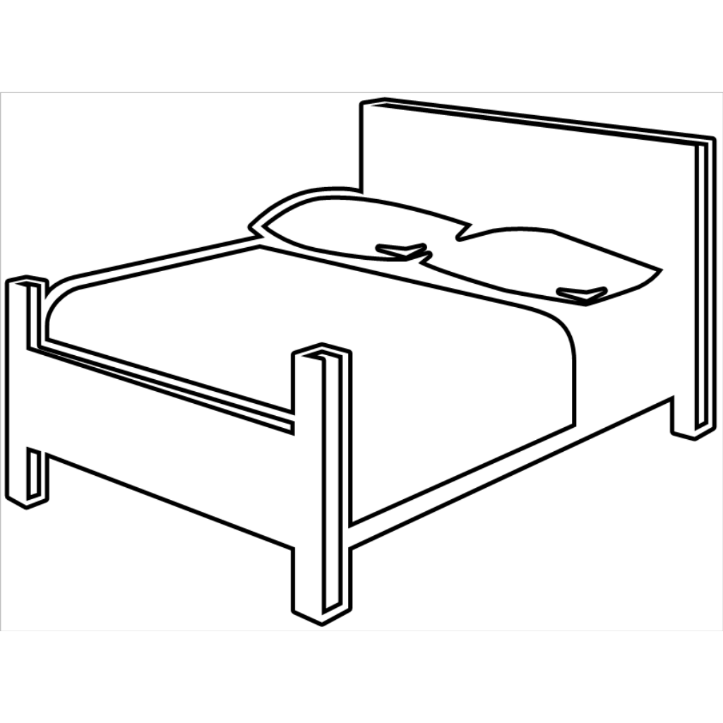 Как можно нарисовать кровать